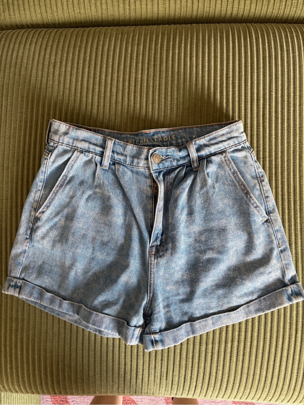 American Eagle Outfitters Light Blue Denim Shorts